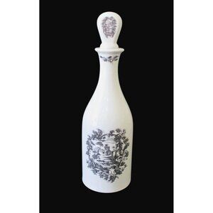 Coalport Decanter Limited Edition - Vintage Bar Barware - English Castle Scene -